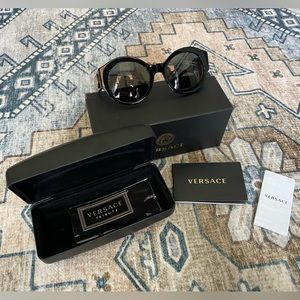 Versace Women’s Sunglasses - Black & Gold
